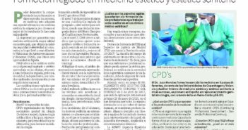 IVAB en el periódico La Razón. Formación reglada para medicina estética y estética sanitaria